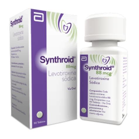 Synthroid 88 Mcg Frasco X 90 Tabletas Olímpica
