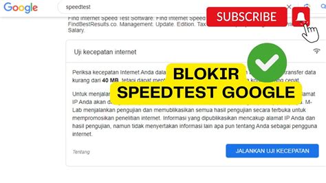 Blokir Speedtest Google Di Mikrotik Youtube