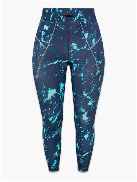 Running Hot 7 8 High Waist Back Pocket Legging In Blue Multi SAVAGE X FENTY