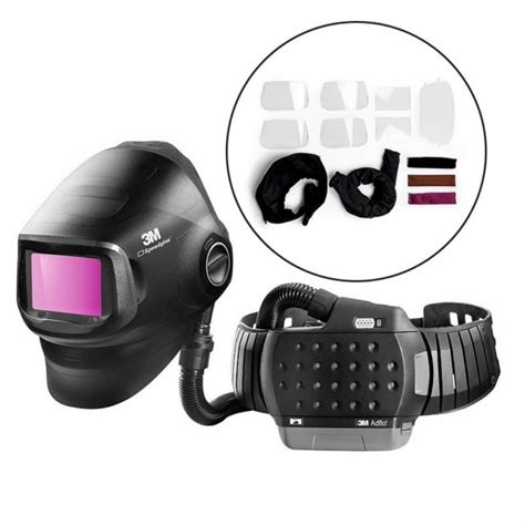 Welding Helmet With Filter Adflo Parts G5 01TW Speedglas 3M