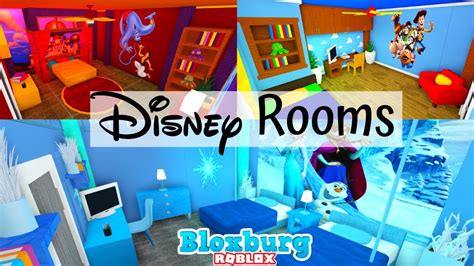 THEMED DISNEY ROOMS Bloxburg Roblox Mamabear YouTube