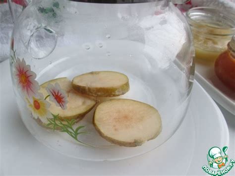Чай с облепиховым и грушевым пюре – кулинарный рецепт