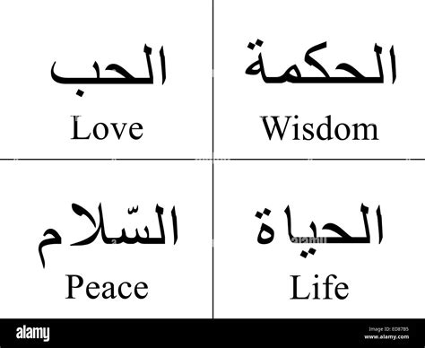 Peace In Arabic Tattoo