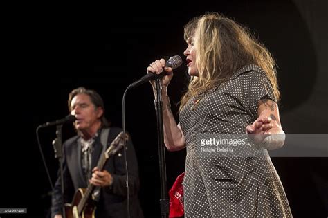 John Doe And Exene Cervenka Of The La Based Band X Performs At The