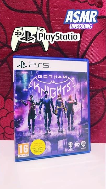 Gotham Knights Ps5 🦸‍♂️🦹‍♀️🌟 Asmr Unboxing😱 Asmr Shorts Games Ps5