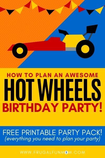 Hot Wheels Birthday Party Ideas Fab Party Planning Mom