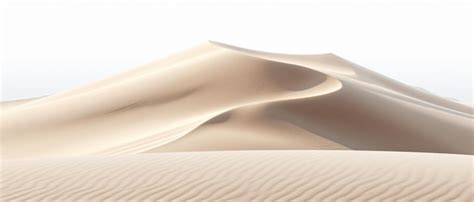 Premium Ai Image Sand Dunes Isolated On White Background