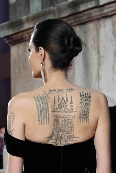 Angelina Jolie Tattoos Angelina Jolie Tattoos Picture