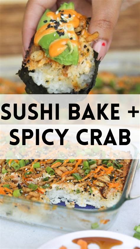 Sushi bake with spicy crab – Artofit