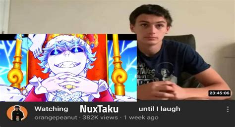 Watching NuxTaku Until I Laugh Nux Taku Being A Rule 34 Porn Addict Know Your Meme