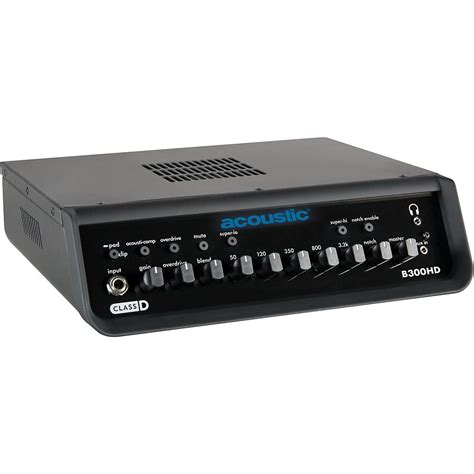 Acoustic B300hd 300w Bass Amp Head Ebay