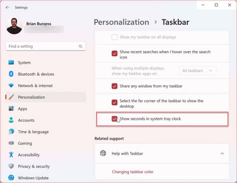 How To Show Seconds On Windows 11 Taskbar Clock