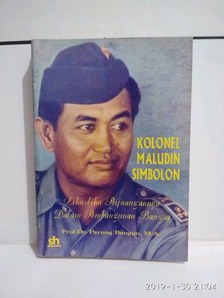 Jual Buku Original Kolonel Maludin Simbolon Di Lapak Toko Carlos