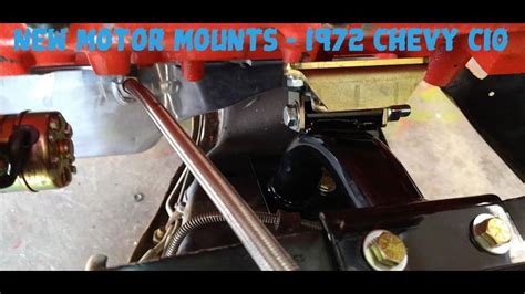 Installing New Motor Mounts On My 1972 Chevy C10 454 Gen V Big Block Youtube