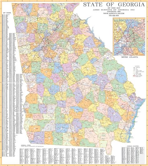 Atlanta Zip Code Map Printable Vrogue Co