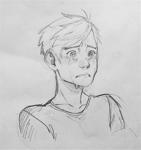 Sad Face Sketch at PaintingValley.com | Explore collection of Sad Face ...
