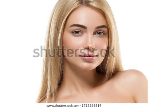 Beauty Woman Face Blonde Hair Healthy Stock Photo Shutterstock