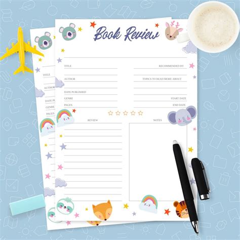 Beautiful Reading Journal Template For Kids Template Printable Pdf