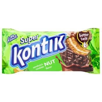 Konti Super Kontik Nut Flavor Sandwich Cookie 90g - order the best from ...