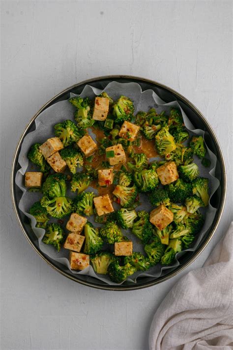 Sheet Pan Tofu and Broccoli (With Green Goddess Sauce) - PlantYou