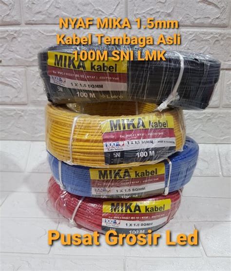 Jual HARGA PER METER KABEL SERABUT NYAF 1X1 5MM KABEL TEMBAGA ASLI SNI