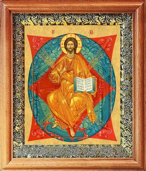 Характеристики Икона Господа Иисуса Христа "Спас в Силах" на холсте в ...