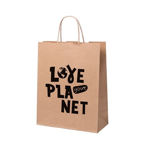 🛍 Personaliza Con Tu Logo O Texto Bolsa De Papel Kraft