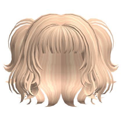 Blonde Anime Short Hair W Kawaii Pigtails Roblox