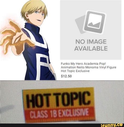 No Image Available Funko My Hero Academia Pop Animation Neito Monoma Vinyl Figure Hot Topic