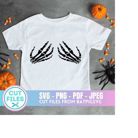Skull Boob Grab SVG Boob Grab SVG Spooky SVG Skeleton Han Inspire Uplift