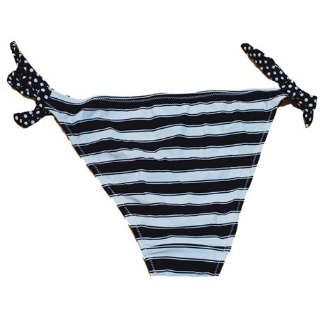 Roxy Cool Polka Dot Print Bikini Bottom