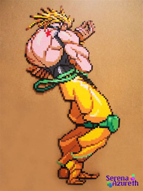 Dio Bead Sprite Anime Pixel Art Pixel Art Templates Pixel Art