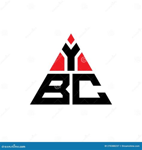 Ybc Triangle Letter Logo Design With Triangle Shape Ybc Triangle Logo