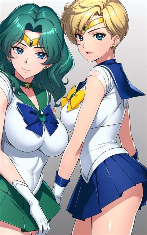 Ai Art Lora Model Haruka Tenou And Michiru Kaiou Sailor Uranus And