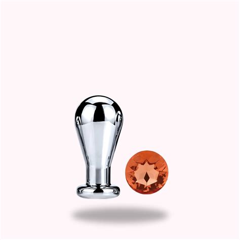 Plug Anal Ampoule Diamant Orange Plug Anal Fr