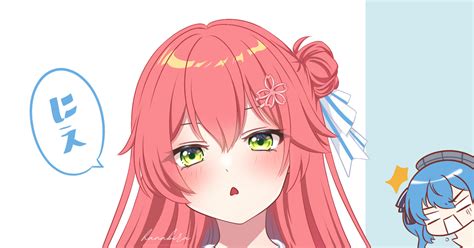 sakura miko lily pixiv
