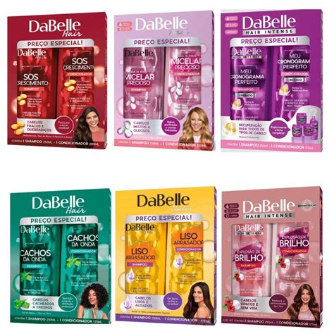 Kit Shampoo E Condicionador Dabelle - Kit dabelle shampoo + condicionador tipos: | Shopee Brasil