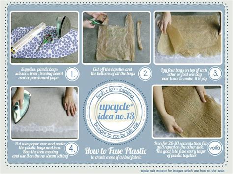 fabric   plastic bags diy art projects recycled crafts