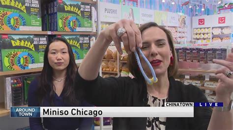 Ana Gives Larry And Robin A Quiz During Her Visit To Miniso Chicago Youtube