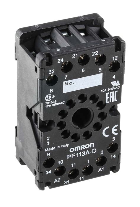 Omron Relay Socket For Use With MKS Series 250V Ac RS Components Vietnam