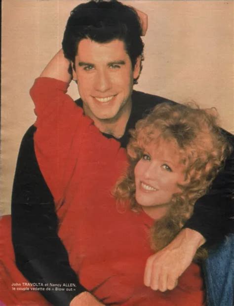 Coupure De Presse Clipping 1981 Poster John Travolta Nancy Allen 25 X