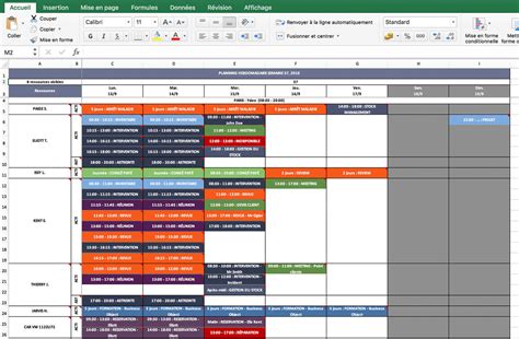 Planning De Travail Comment En Cr Er Un Facilement En