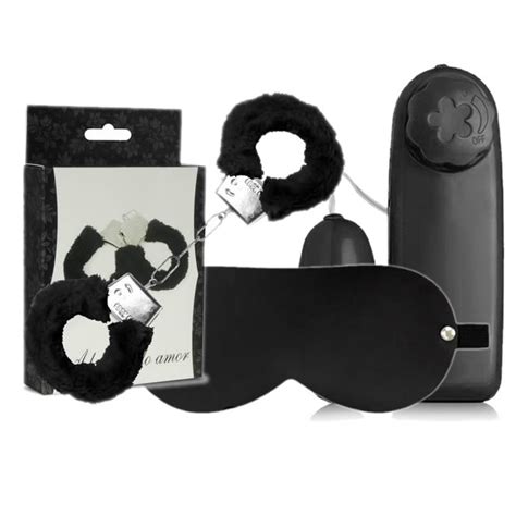 Kit Sado Algema Sensual Venda Tapa Olhos Vibrador C Psula Bullet Sex Shop Shopee Brasil
