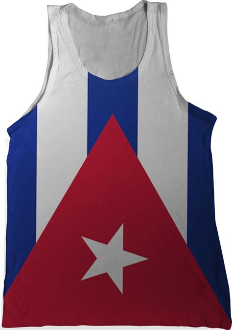 Download Cuba Flag Tank Top Flag Of Cuba Full Size Png Image Pngkit