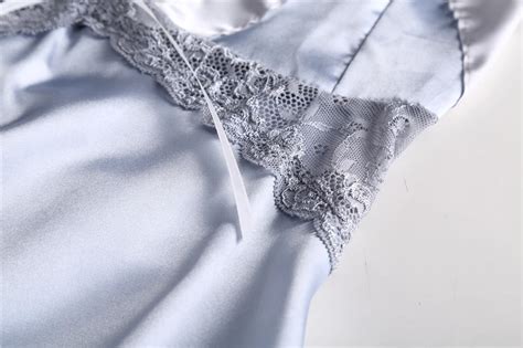 Глубокий v-образный вырез Спагетти ремень Шелковый комбинезон женский ...