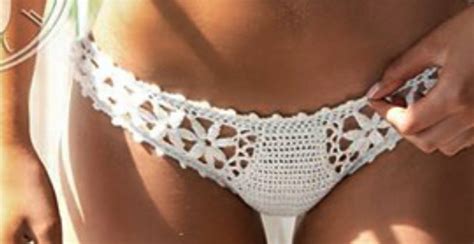 Tina S Handicraft Crochet Bikini With Flowers