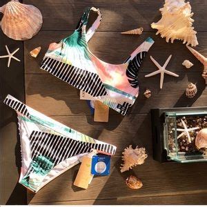 Roxy Swim Roxy Pop Surf Bikini Set Poshmark