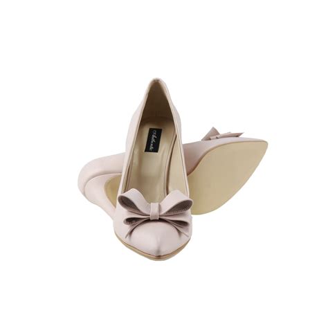 Pantofi Dama Classic Way Din Piele Naturala Nude Eleganti Dianita Shoes