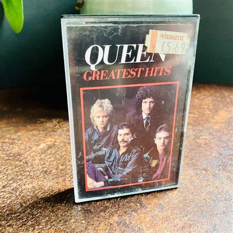 Vintage Queen Greatest Hits Cassette Tape Etsy Uk