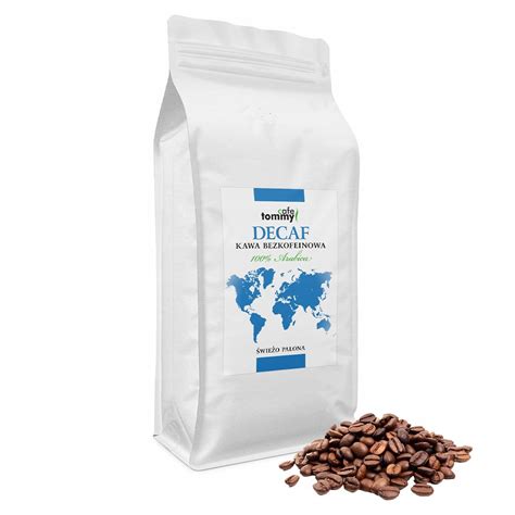 Kawa ziarnista 1 kg BEZKOFEINOWA 100 Arabica Świeżo palona Brazylia